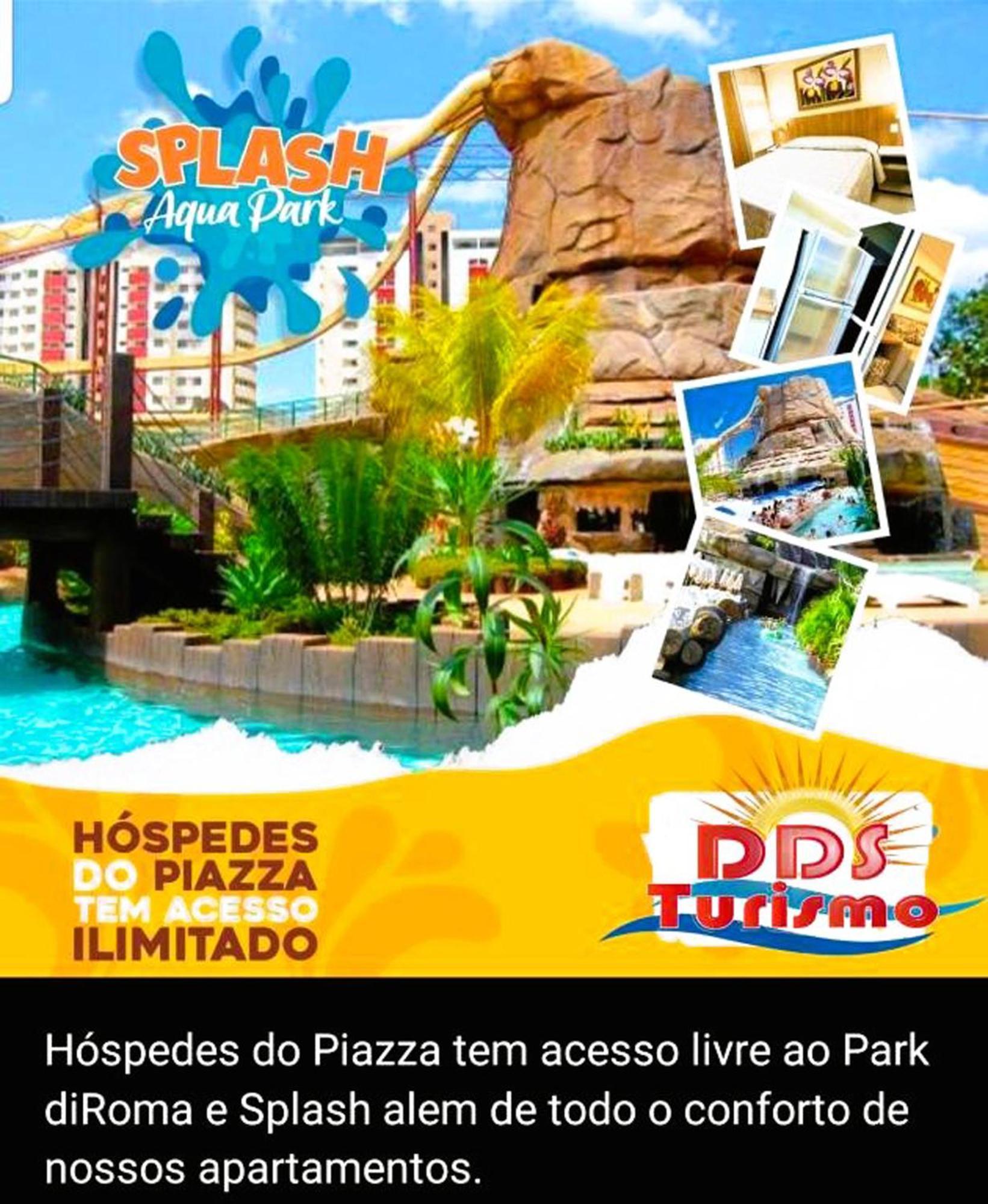Piazza Diroma - Cortesia Park Diroma, Splash E Slide Caldas Novas Dış mekan fotoğraf